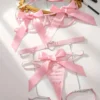 Sexy Lingerie Woman Lace Transparent Underwear Brief Sets Delicate Bra Kit