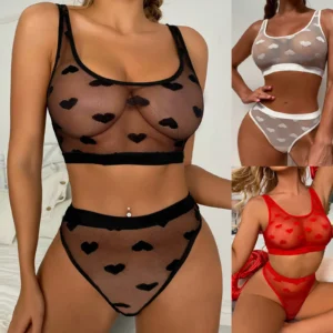 Sexi Babydoll Lace Bra And Panty Set Perspective Sex Erotic Costumes