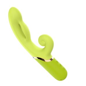 Inflatable Rabbit Vibrator Green