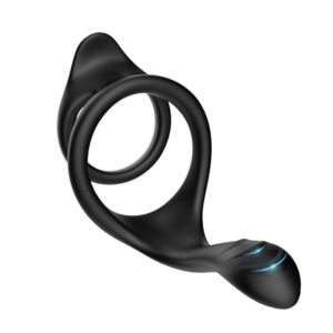 Penis ring with perianal stimulation