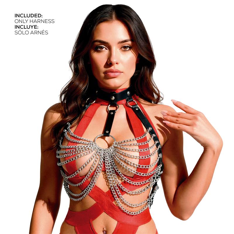 Samara Chest Harness with Chain One size