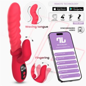 Tingly Vibrator with Finger, Waving and App