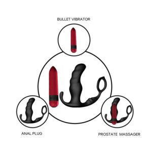 Two-in-one anal plug and Prostate massager with Vibration