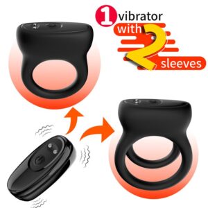 Vibrating cock ring set of 2